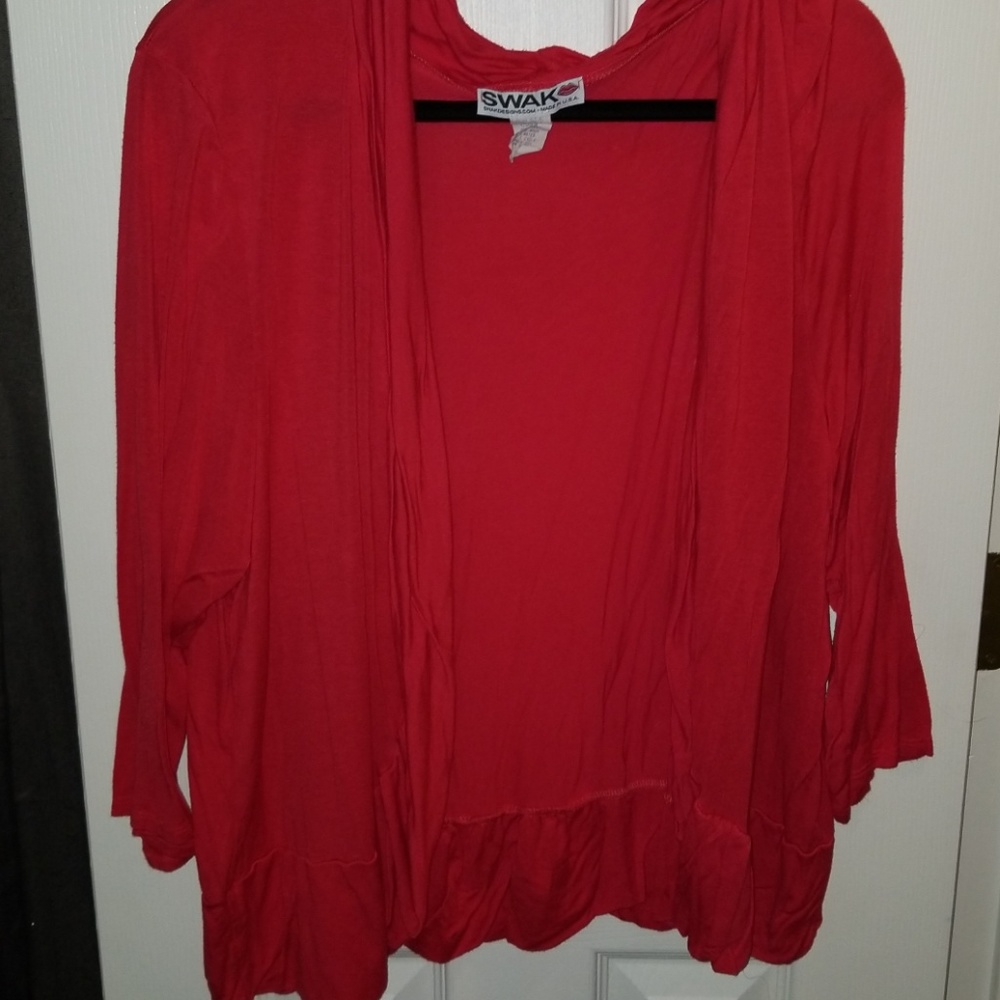 Pink cardigan size 4x - SWAK